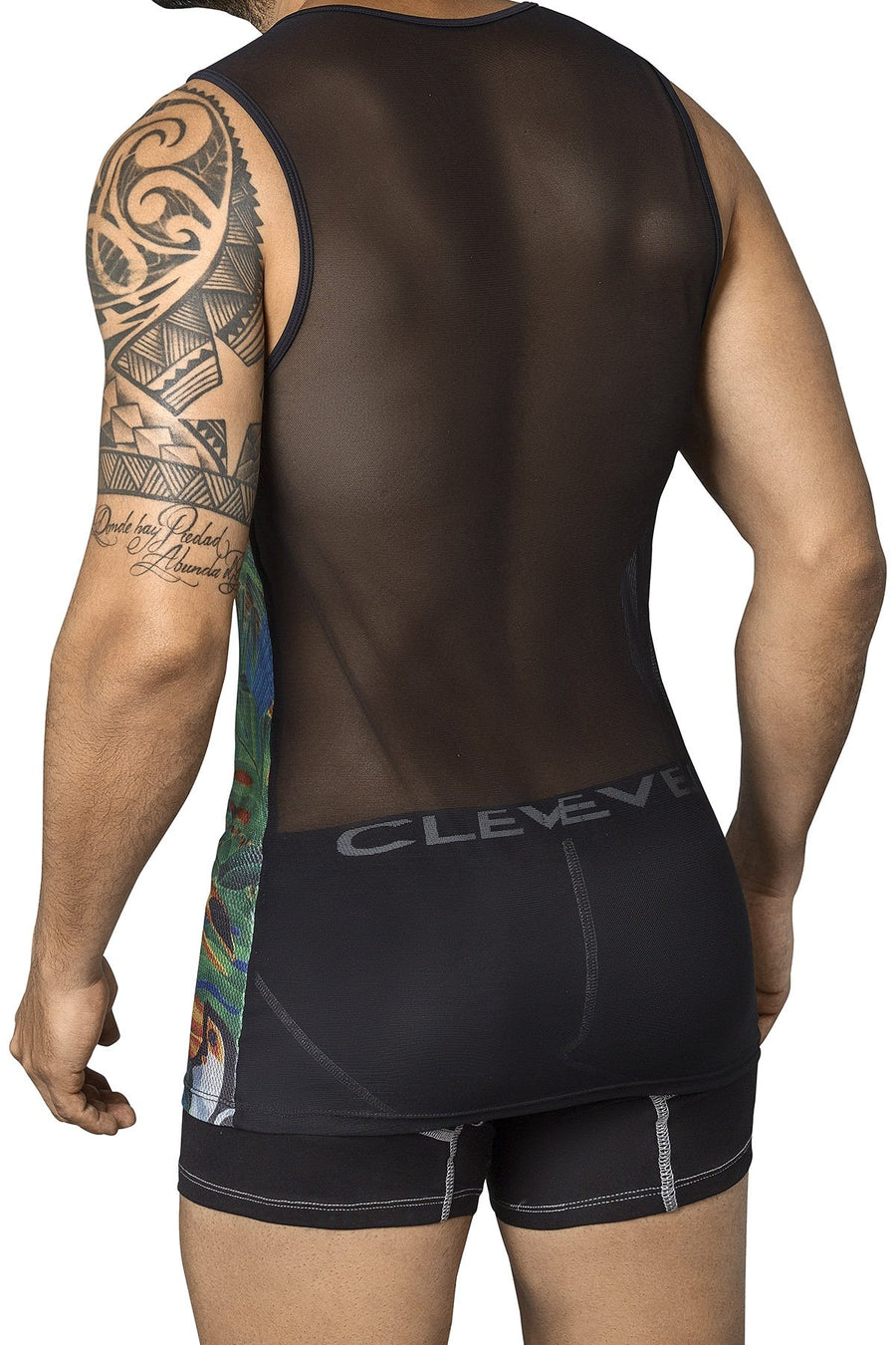 Clever Black Toucan Tank Top