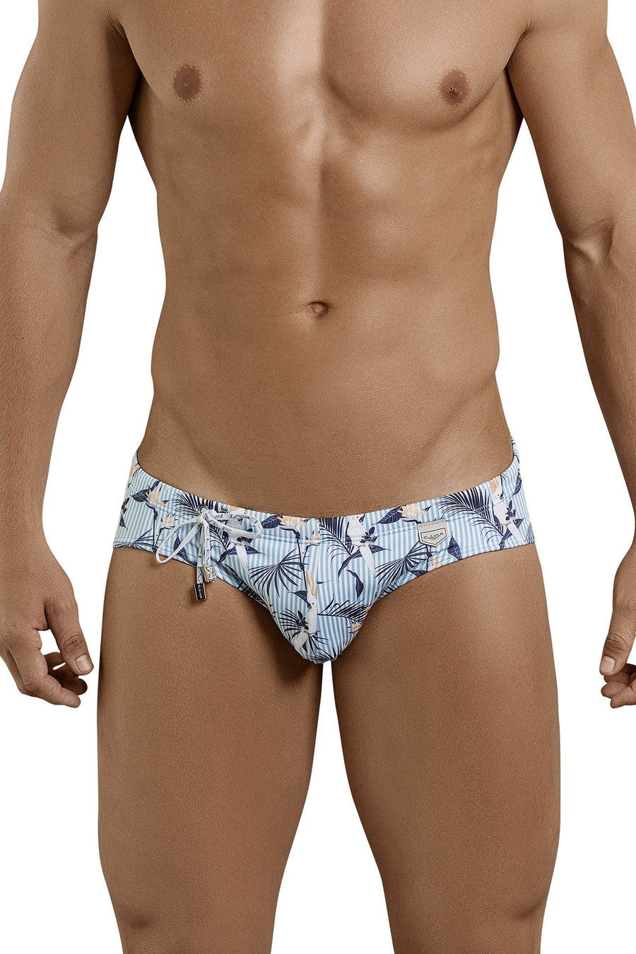 Clever Blue Cockatoos Swim Brief