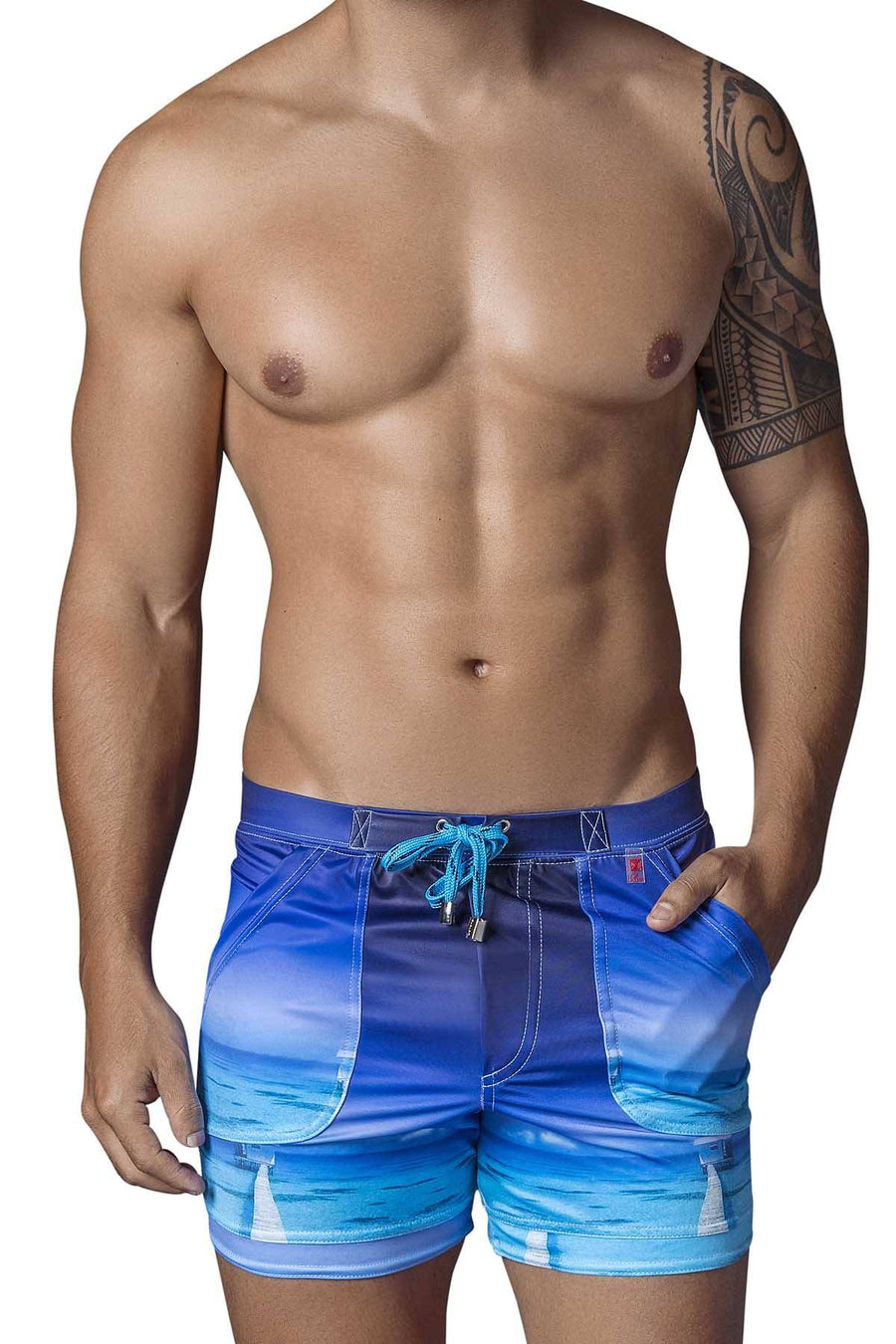 Clever Blue New Zealand Swim Short