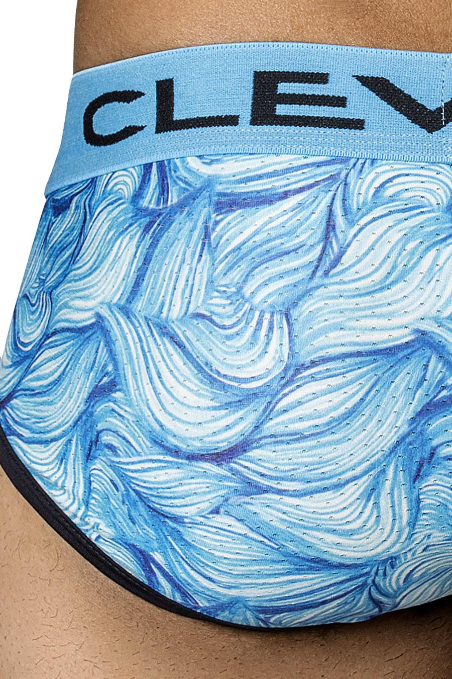 Clever Blue Wind Piping Brief