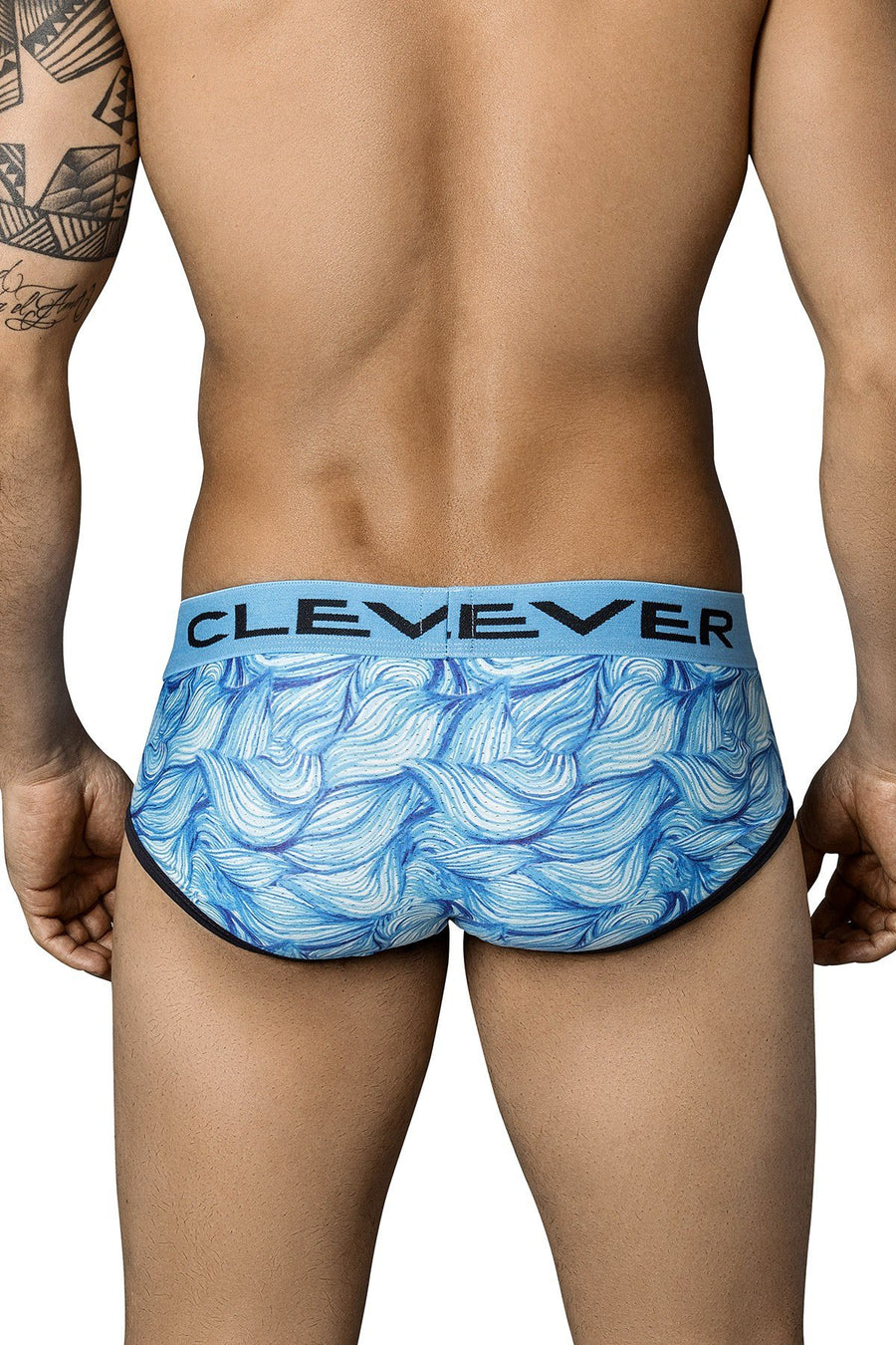 Clever Blue Wind Piping Brief