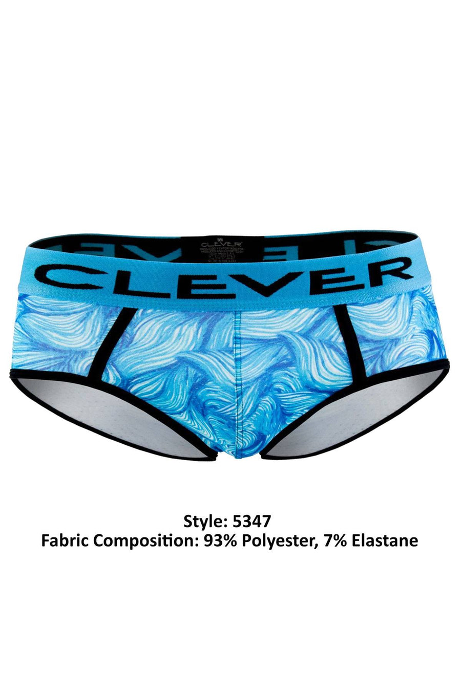 Clever Blue Wind Piping Brief