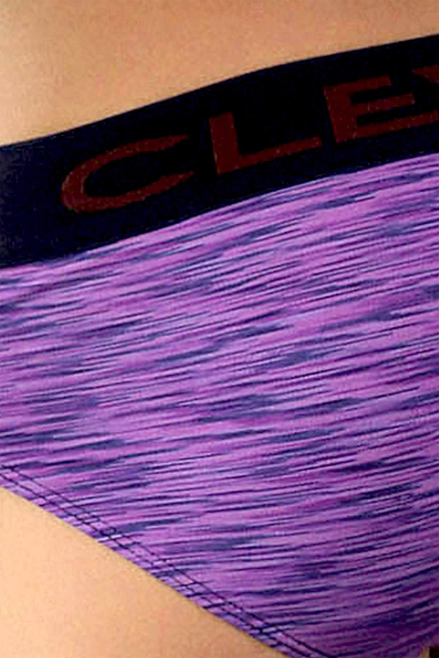 Clever Grape/Navy Limited Edition Striped Latin Brief