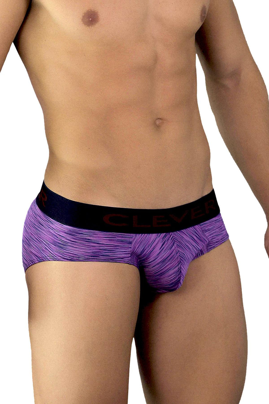 Clever Grape/Navy Limited Edition Striped Latin Brief