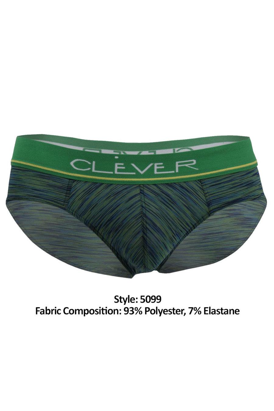 Clever Green/Blue Limited Edition Striped Latin Brief