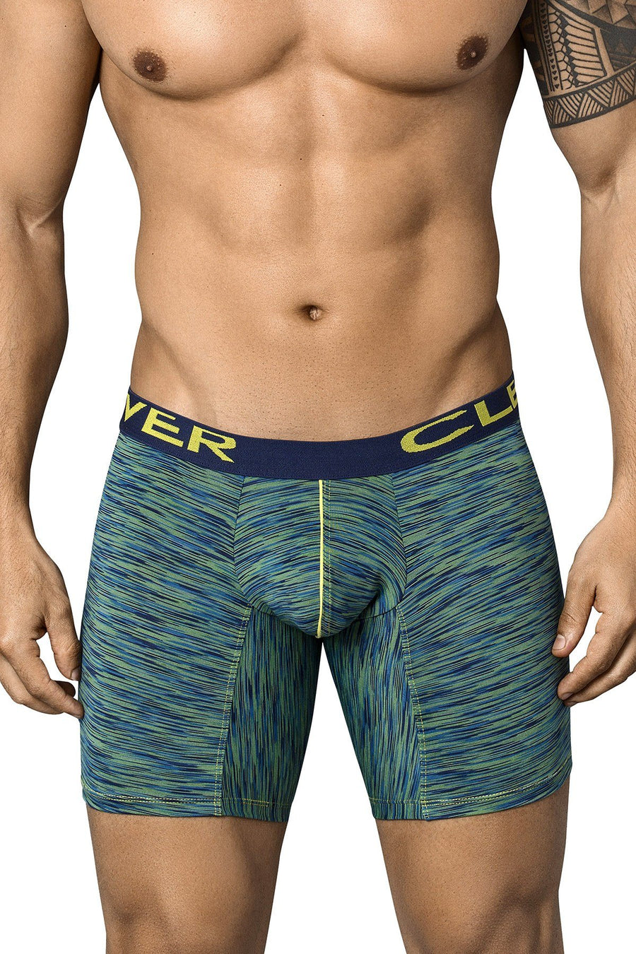 Clever Green/Navy Opera Boxer Brief
