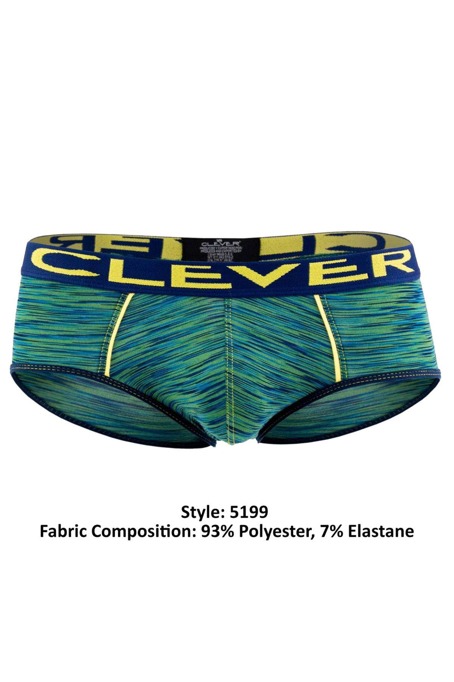 Clever Green/Navy Opera Piping Brief