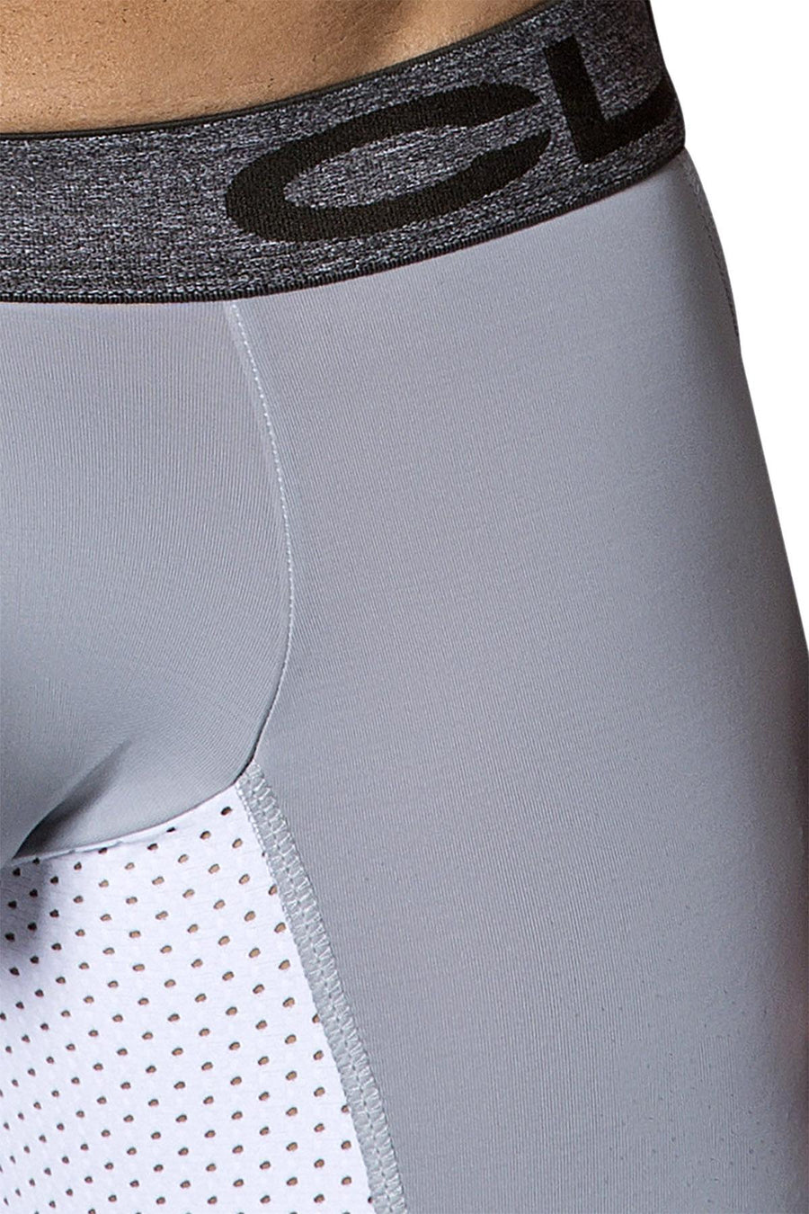 Clever Grey/White Wild Street Boxer Brief