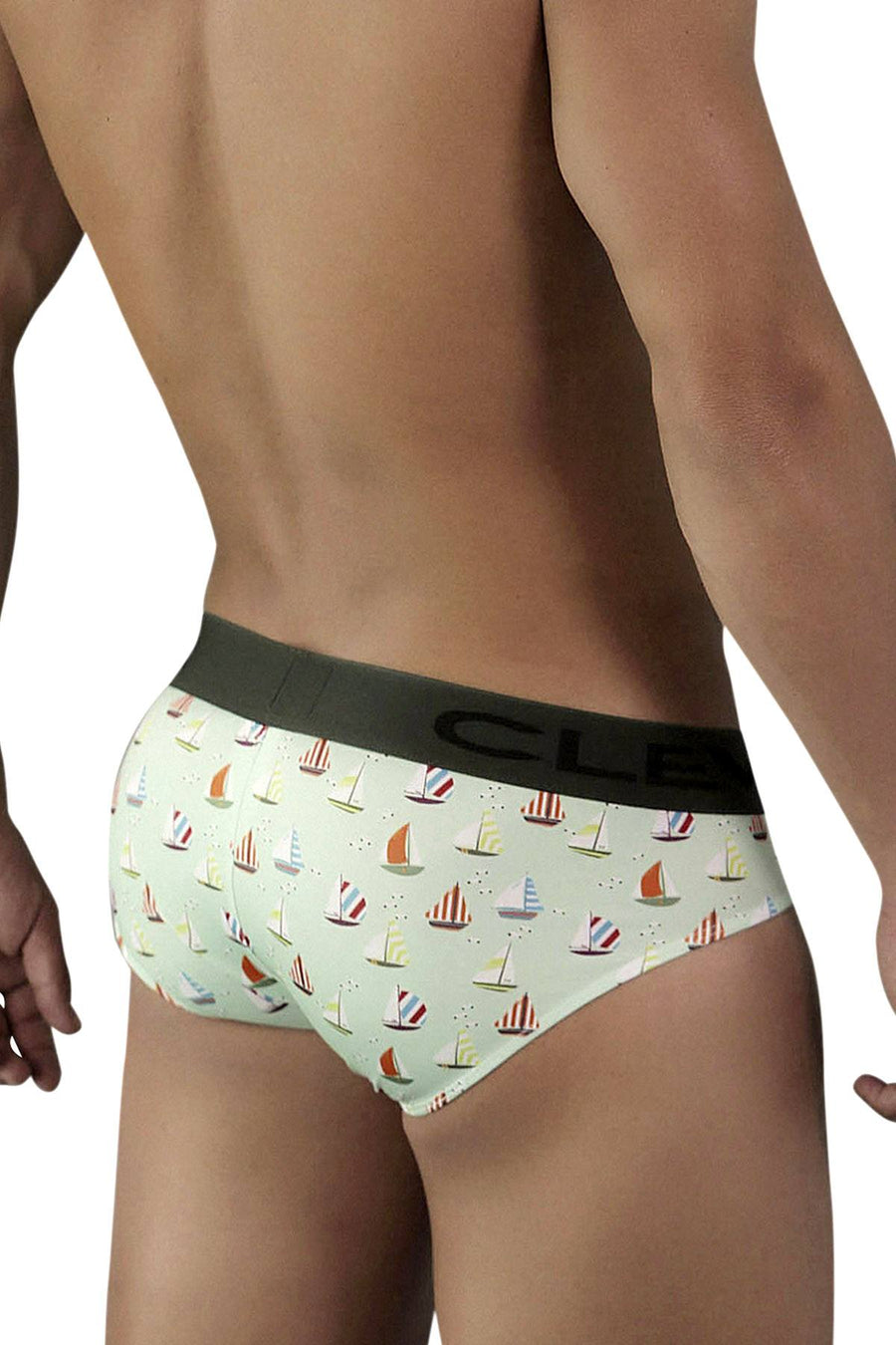 Clever Mint/Green Limited Edition Sailboat Latin Brief