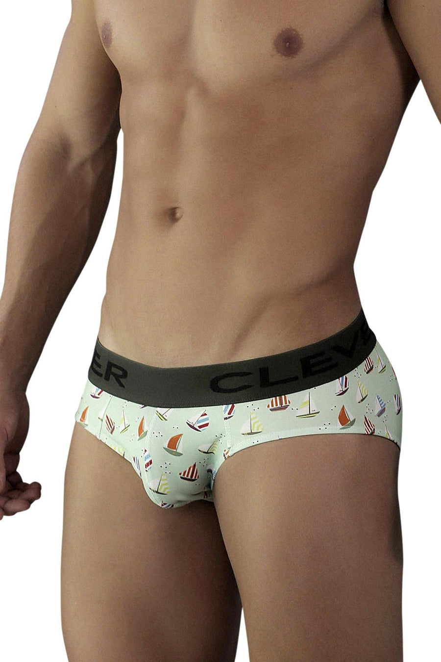Clever Mint/Green Limited Edition Sailboat Latin Brief