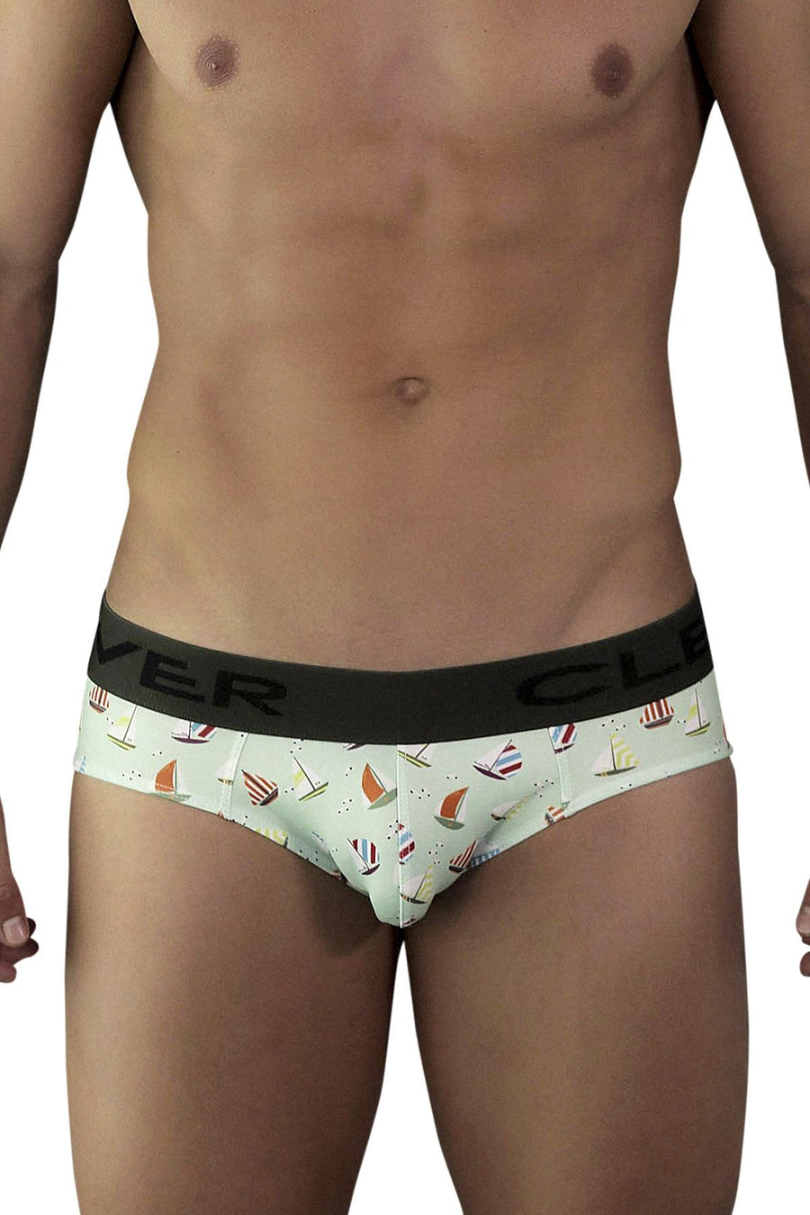 Clever Mint/Green Limited Edition Sailboat Latin Brief