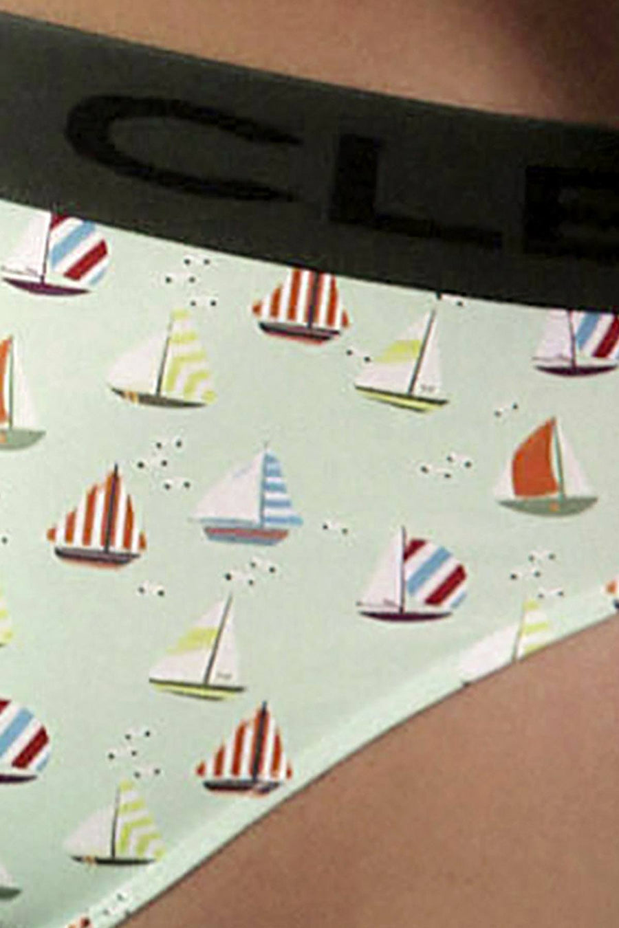 Clever Mint/Green Limited Edition Sailboat Latin Brief