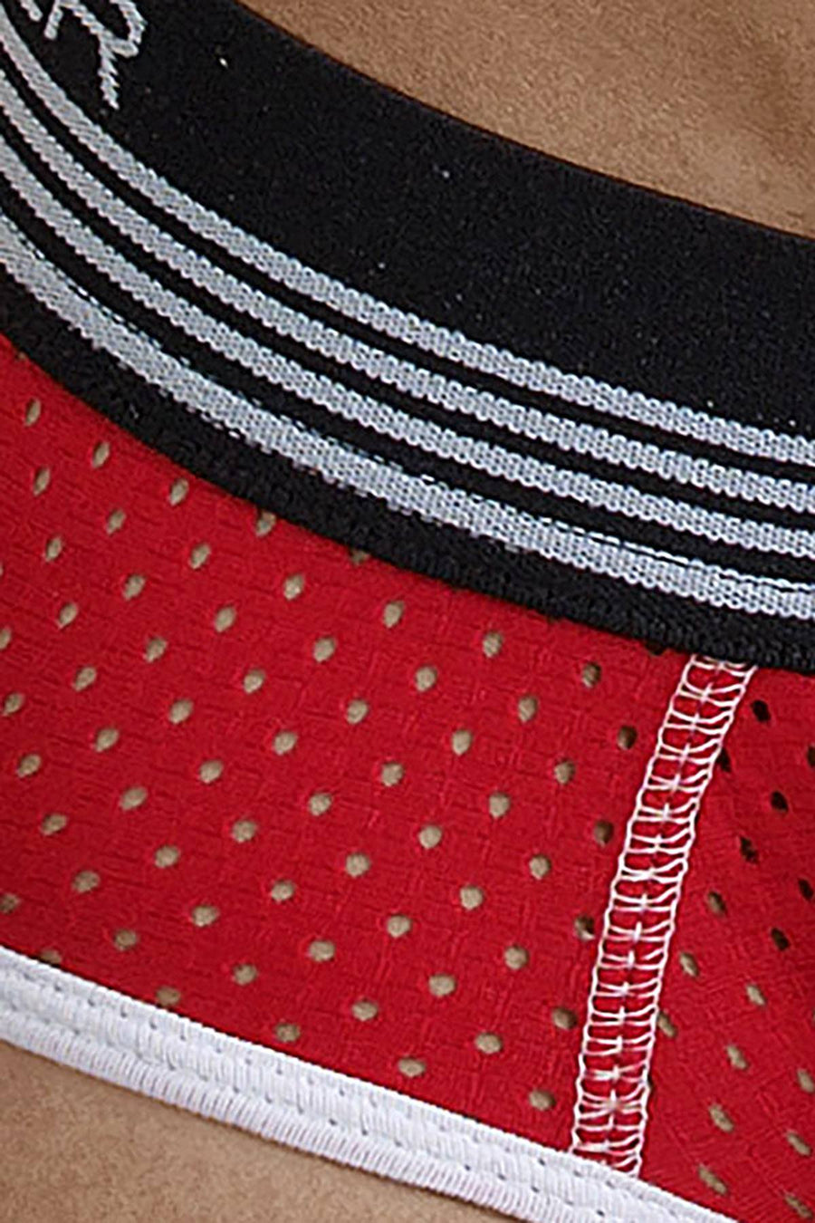 Clever Red Danish Piping Jock-Thong