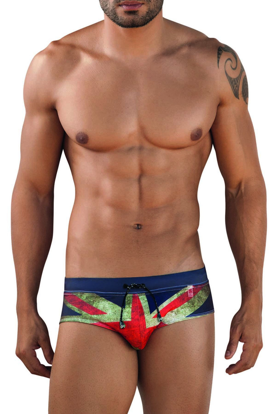 Clever Red/Navy UK Swim Brief