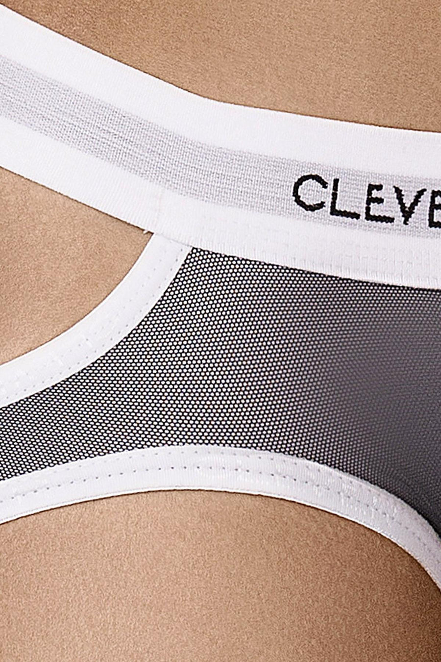 Clever White/Black Impulse Jock