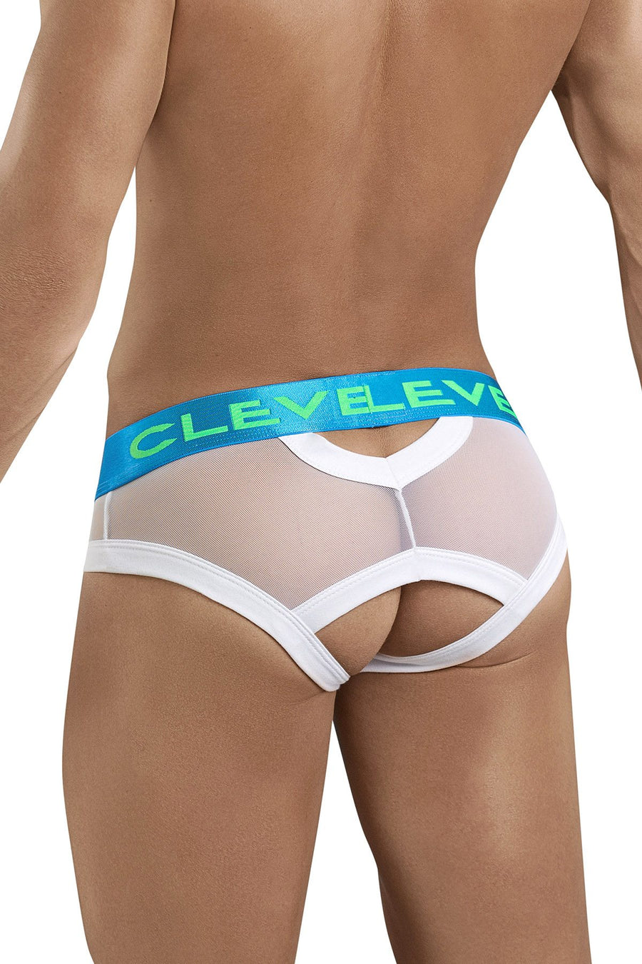 Clever White/Blue Angelic Jockstrap