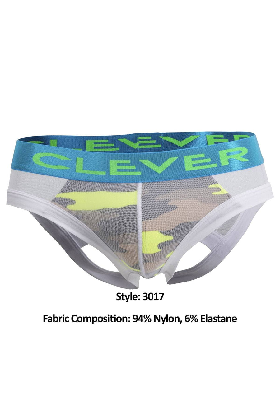 Clever White/Blue Angelic Jockstrap