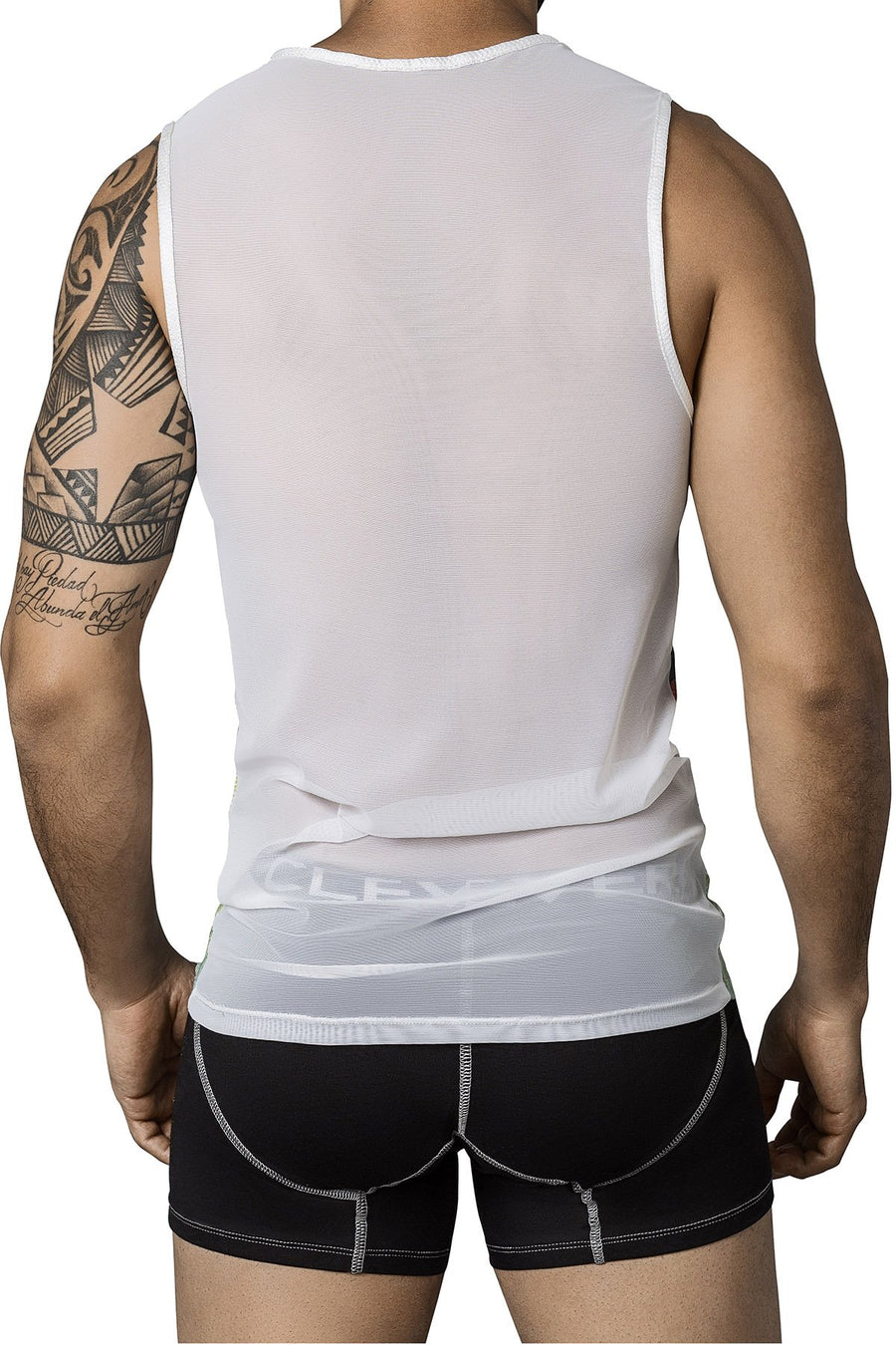 Clever White Flowers Tank Top