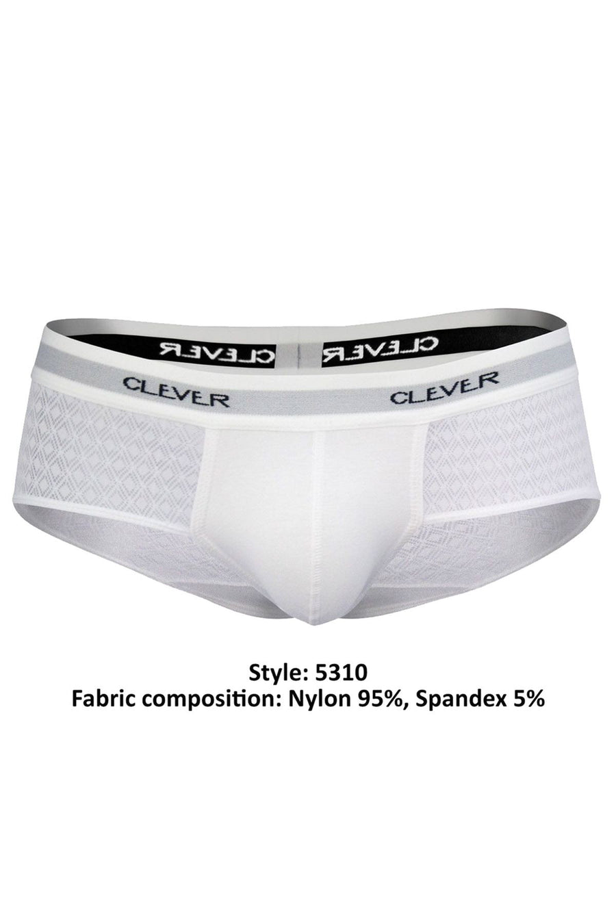 Clever White Magnificent Classic Brief