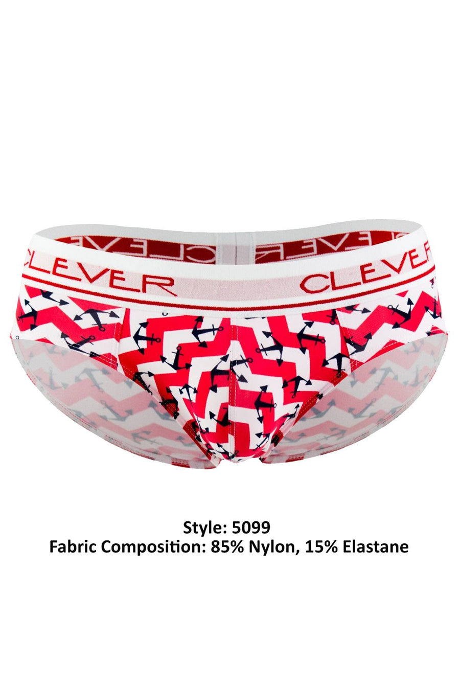 Clever White/Red Limited Edition Anchor Latin Brief