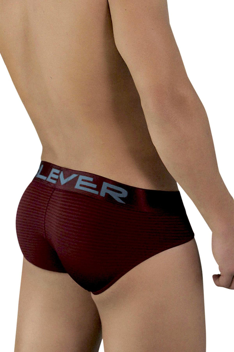 Clever Wine/Teal Limited Edition Striped Latin Brief