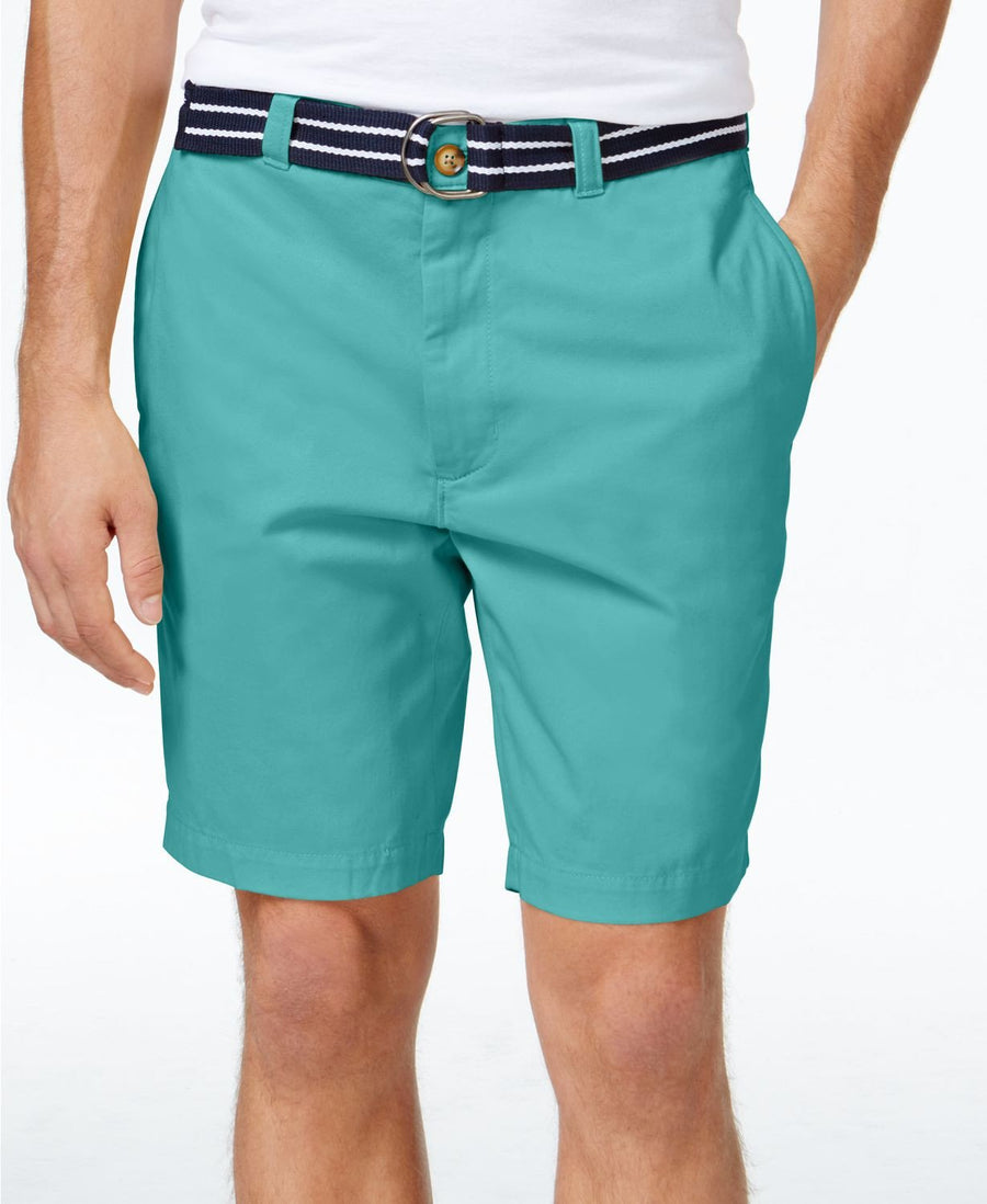 Club Room Estate Flat-front Shorts  Menthol Mint