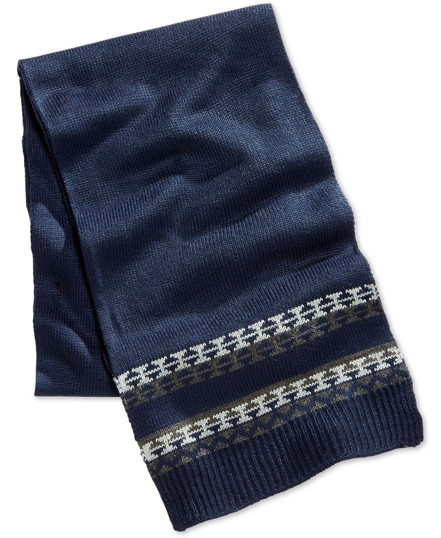 Club Room Knit Scarf Navy
