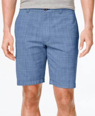 Club Room Mens Amherst Micro-Check Flat Palace Blue