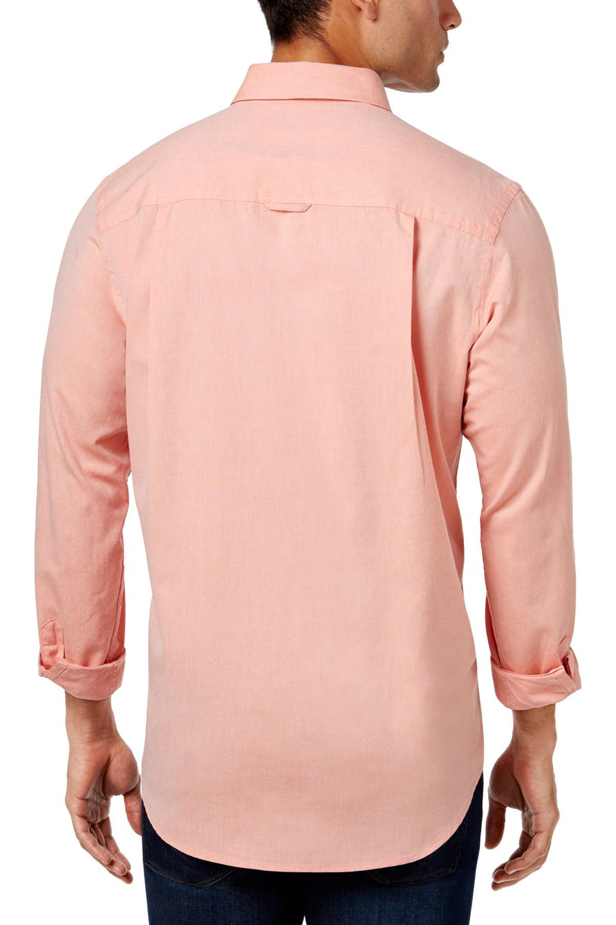 Club Room Roasted Pumpkin Long Sleeve Oxford Shirt