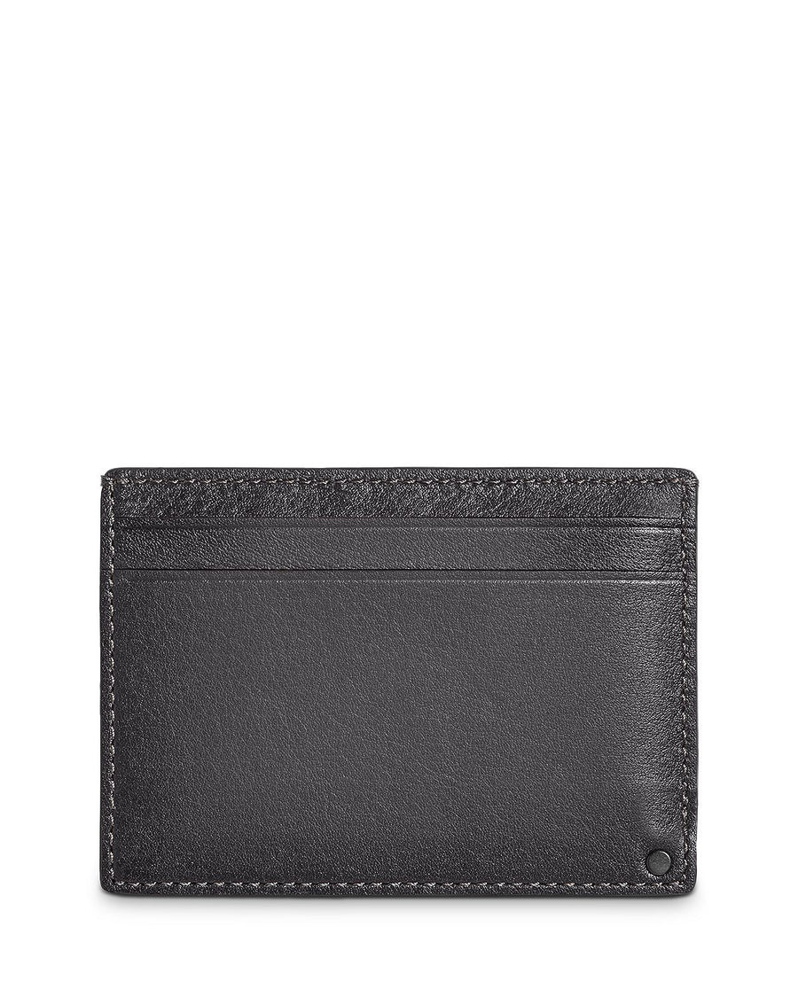 Coach Leather Swivel Card Case Gray/Silver