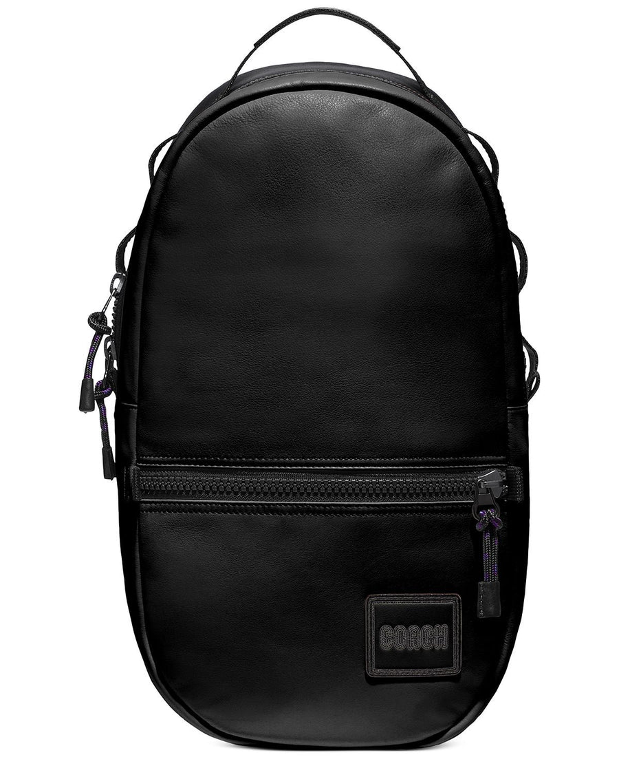 Coach Pacer Leather Backpack Black