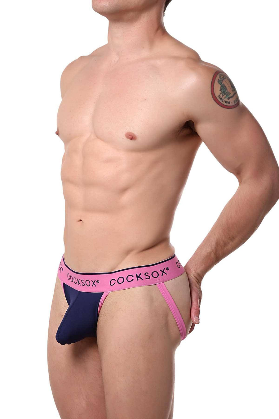 Cocksox Gothic-Blue Enhancing-Pouch Jockstrap