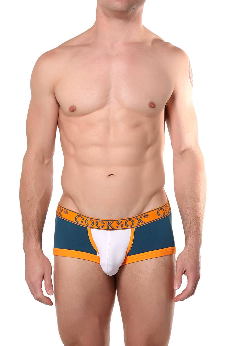 Cocksox Ink-Blue Contour-Pouch Trunk