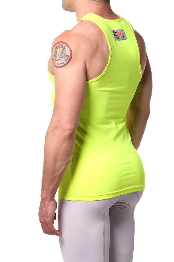 Cocksox Ion Yellow CX Active Racerback Tanktop