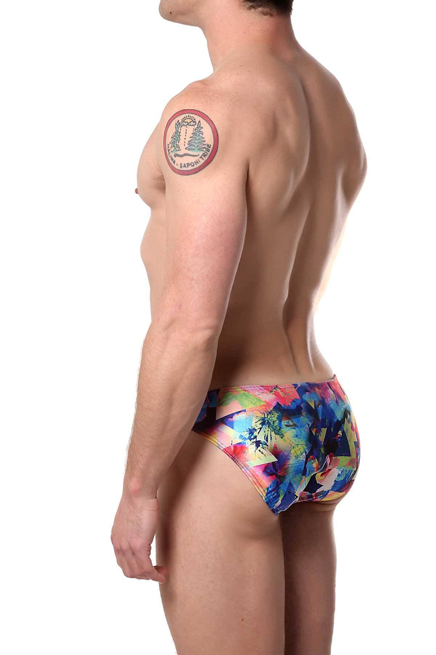 Cocksox Multi-Color Kaleidoscopic Swim Brief