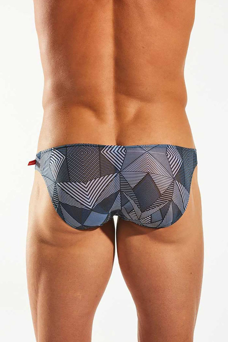 Cocksox Navy-Hypnotic Sheer Swim Brief