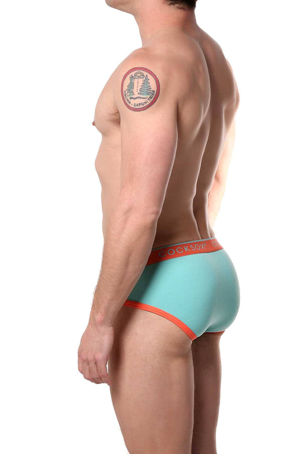 Cocksox Ocean-Blue Contour-Pouch Sports Brief