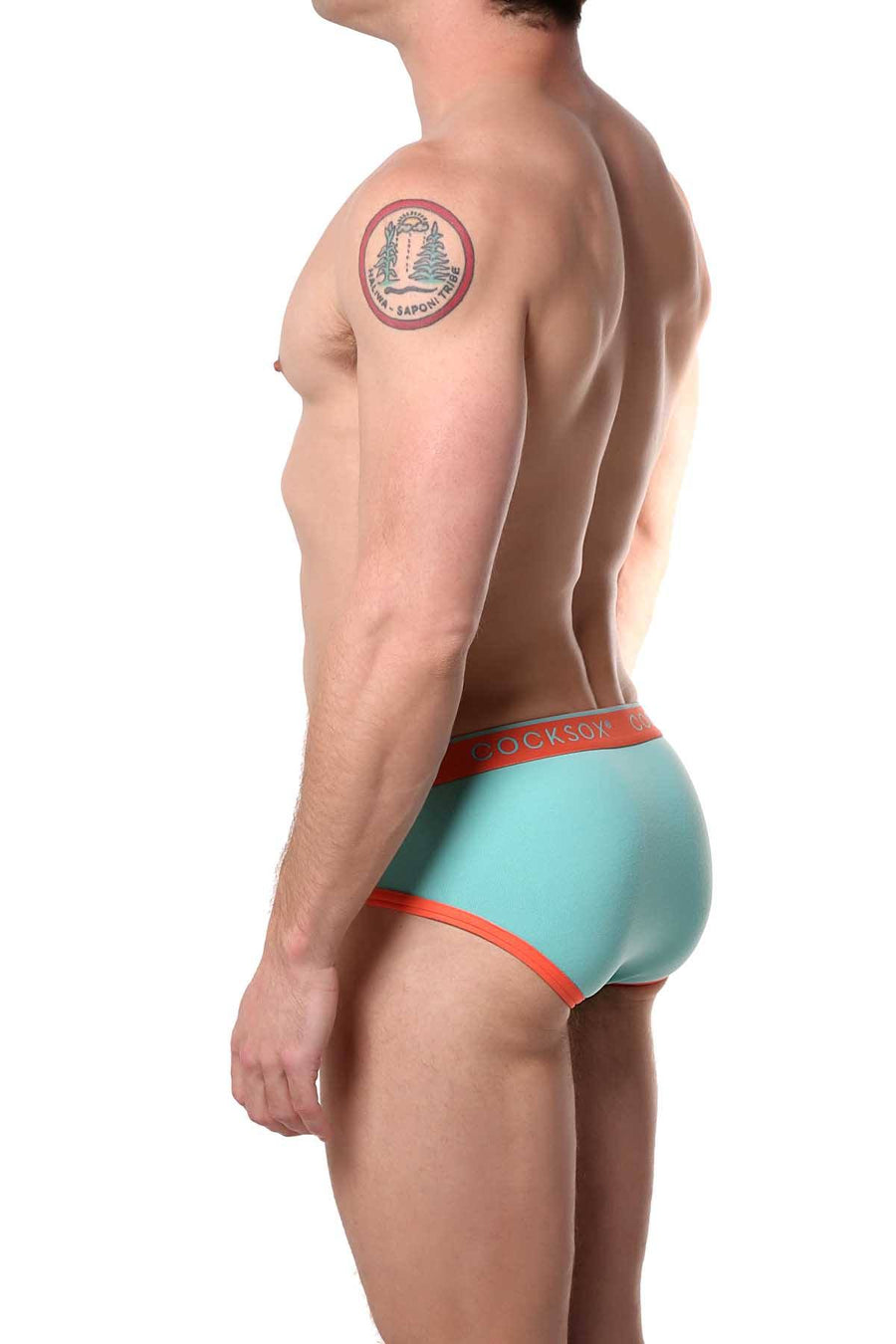Cocksox Ocean-Blue Contour-Pouch Sports Brief