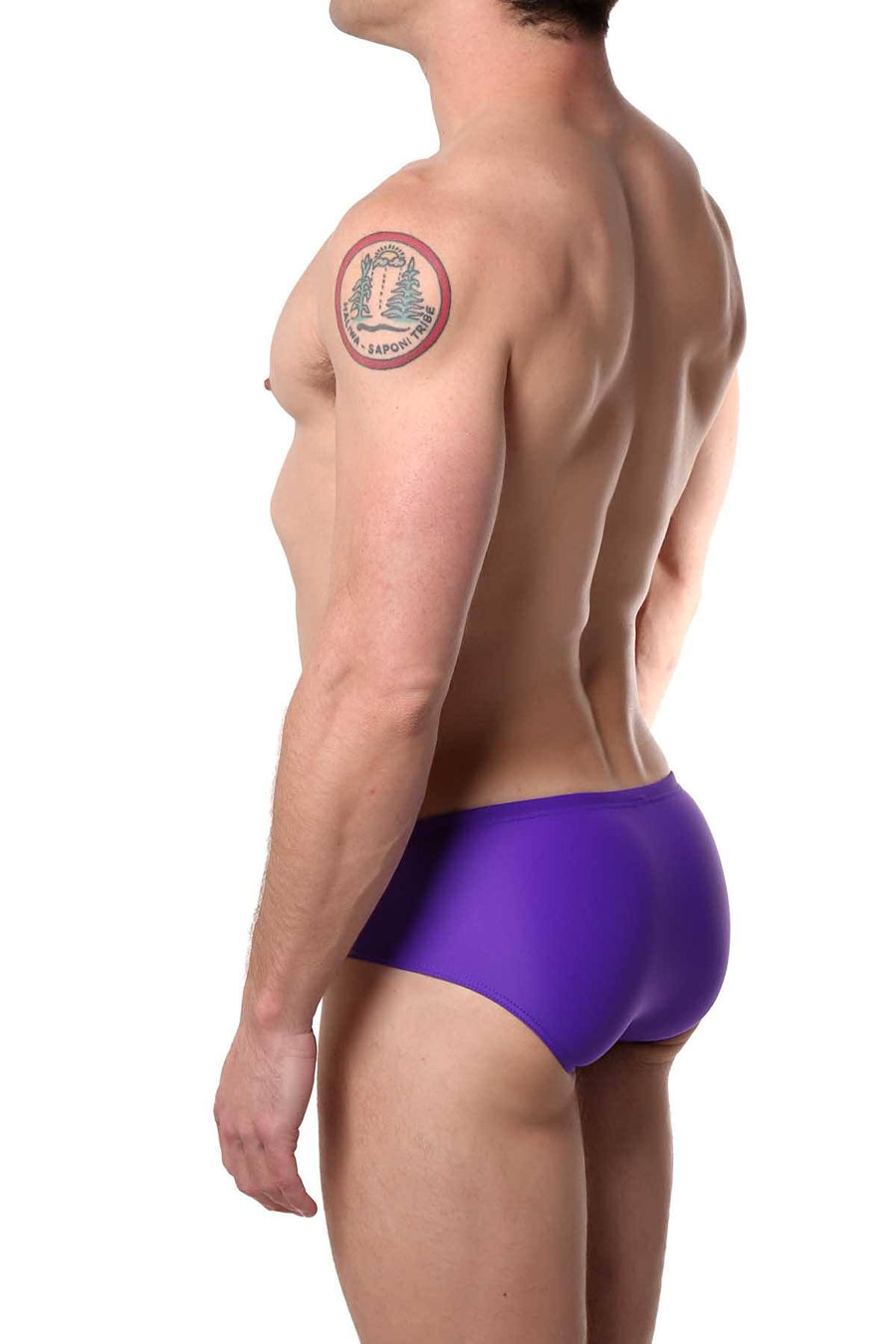 Cocksox Purple-Haze Boy-Leg Swim Brief