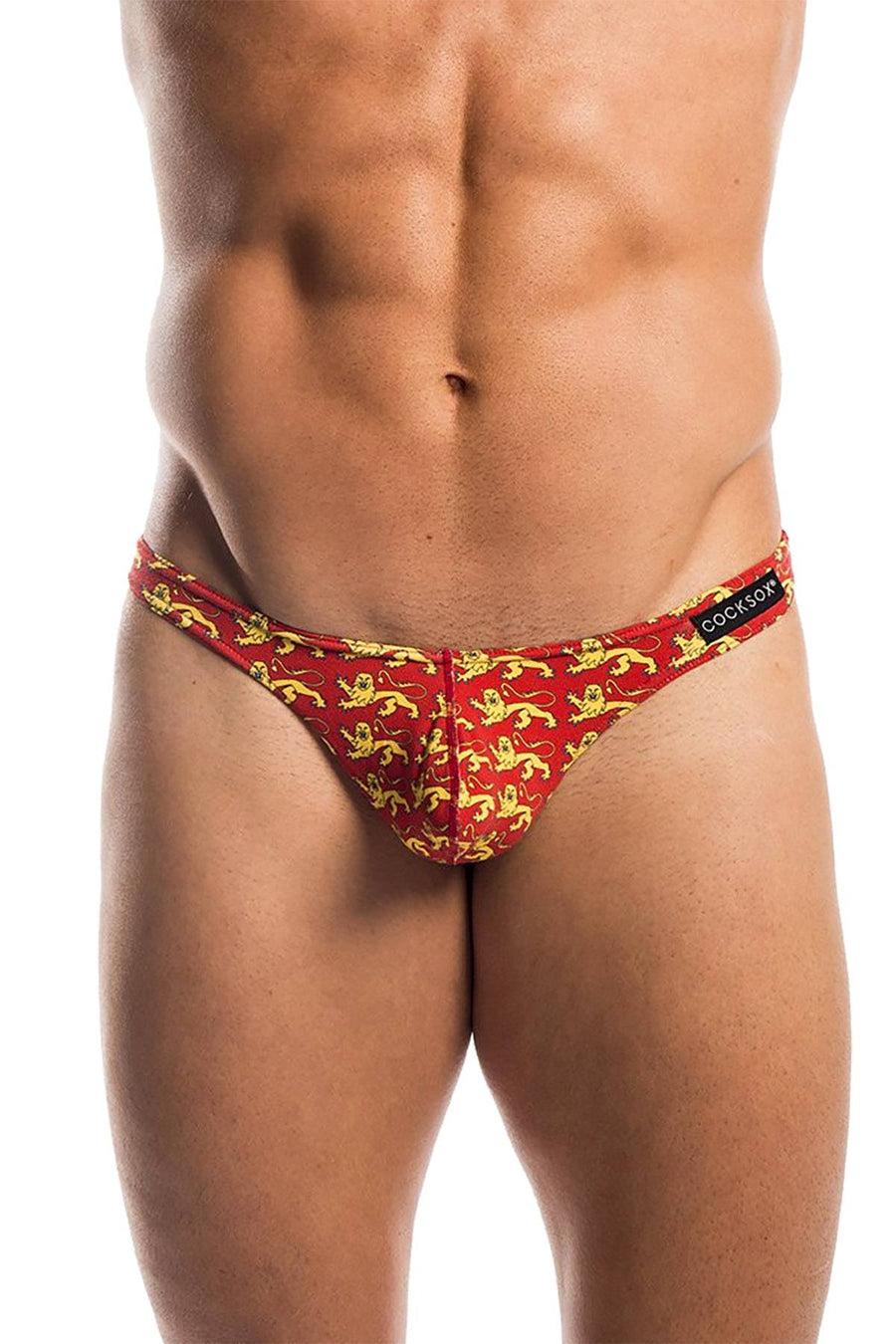 Cocksox Red Conqueror Printed Thong