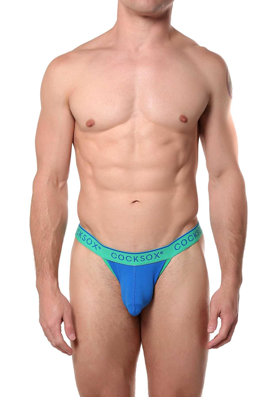 Cocksox Skydiver-Blue Enhancing-Pouch Bikini Brief