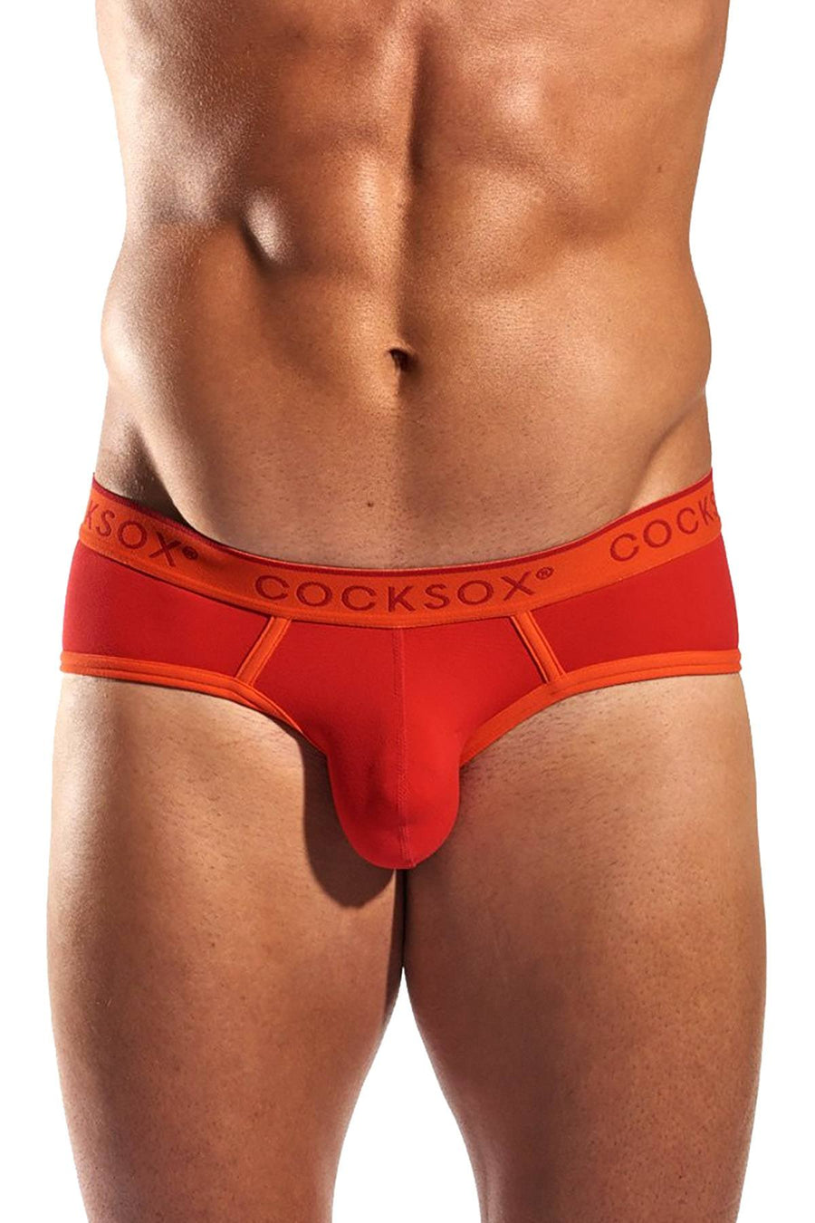 Cocksox Sumac Red Contour Pouch Sports Brief