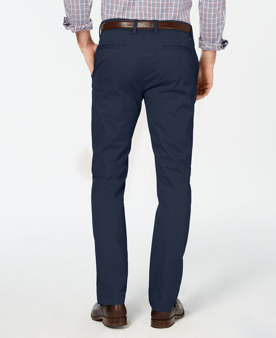 Cole Haan Grandos Wearable Technology Slim-fit Performance Stretch Water-repellent Chino Pants Blue