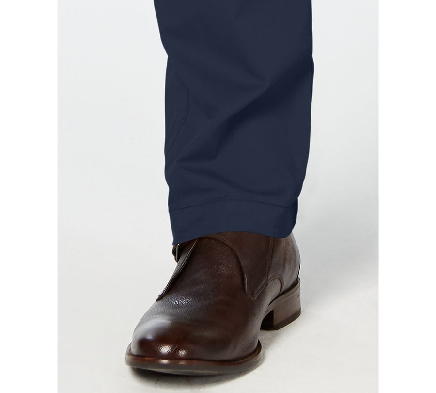 Cole Haan Grandos Wearable Technology Slim-fit Performance Stretch Water-repellent Chino Pants Blue