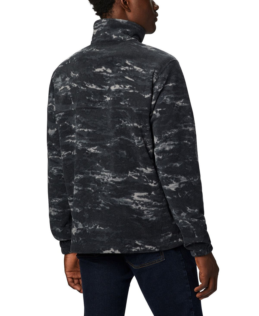 Columbia Printed Steens Fleece Jacket Black Texture Camo
