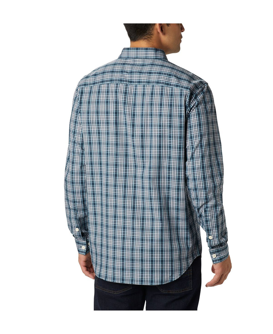 Columbia Rapid Rivers Ii Long Sleeve Shirt Night Shadow Small Plaid