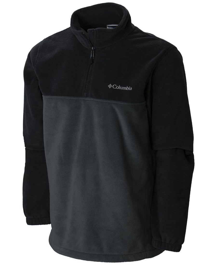 Columbia Steens Mountain Half Zip Soft Fleece Jacket Black/grill