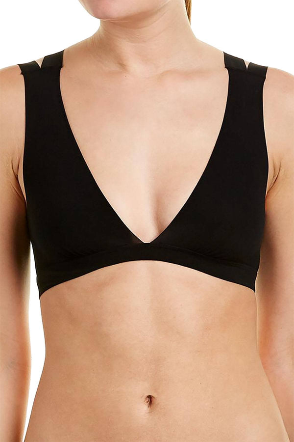 Commando Black Stripped/Studded Bralette