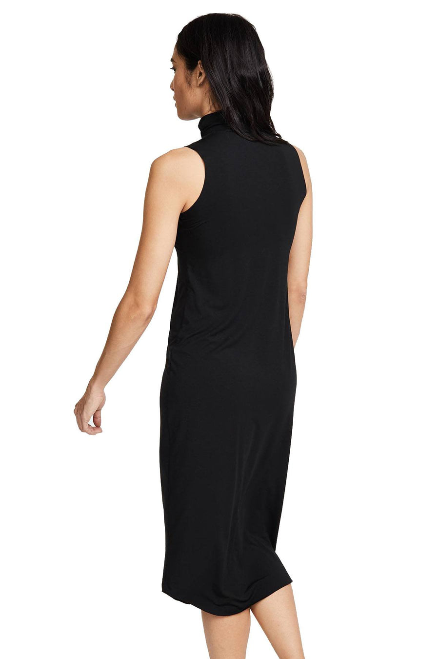 Commando Midnight-Black Butter-Chic Turtleneck Chemise