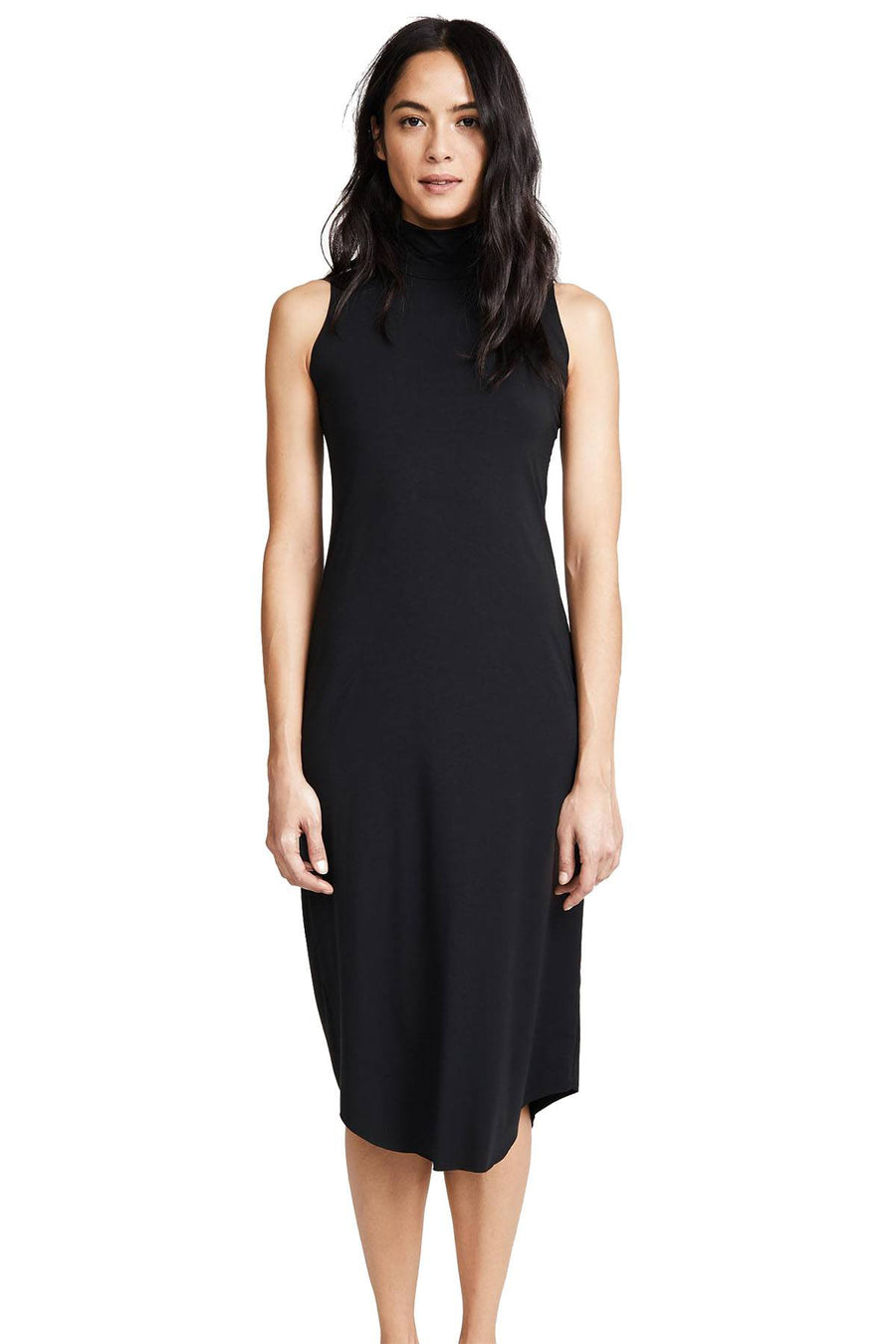 Commando Midnight-Black Butter-Chic Turtleneck Chemise